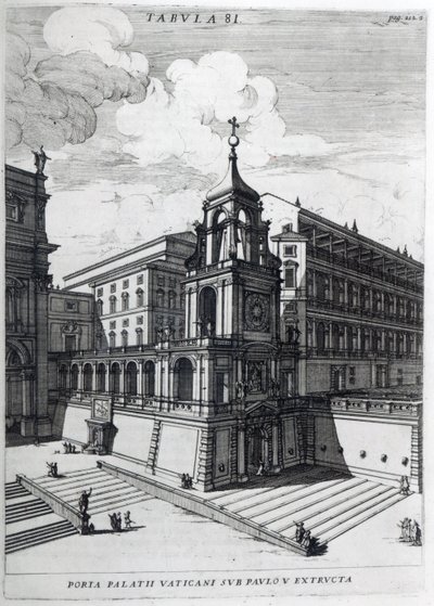An Entrance Gate to The Vatican, 1696 by Filippo Bonanni